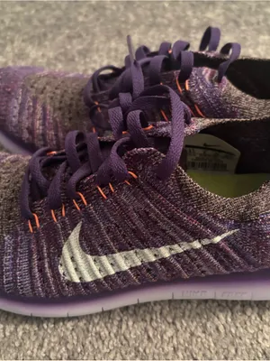 Nike Women's Free Purple Knit Running Sneakers, Size 8.5 thumbnail 10