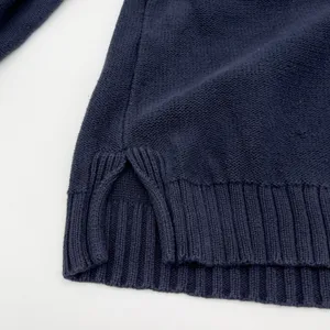 Eddie Bauer Hooded Sweater‎ Women Small Cotton Cable Knit Minimal Preppy Granola thumbnail 5