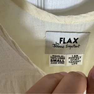 Vintage FLAX Jeanne Engelhart Linen Maxi Dress Small Lagenlook‎ thumbnail 6