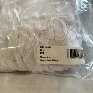 NWT Show Me Your Mumu Elenor Maxi‎ Dress in Lovers Lace White thumbnail 4