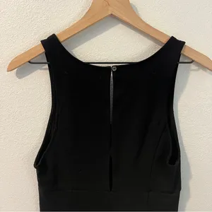 Free People‎ Black Strappy V-Neck Sleeveless Fit & Flare Dress Size S thumbnail 4