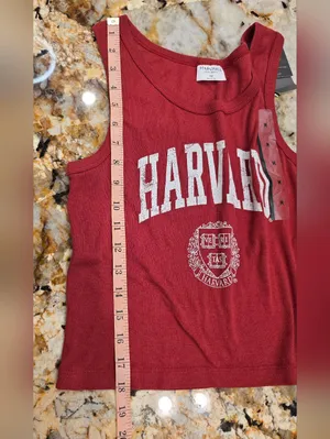 Harvard University Cropped Tank Top M NWT thumbnail 3
