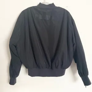 Alo Yoga Faux Fur Urbanite Bomber Jacket in Black/Ivory XS thumbnail 8