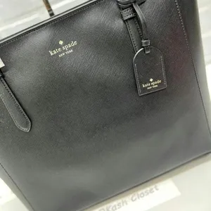 Kate Spade New York Black Schuyler Saffiano Medium Tote thumbnail 4
