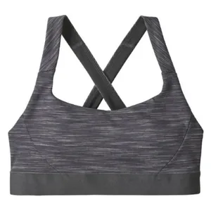 Patagonia | Switchback Cross-Back Sports‎ Bra in Spacedye Forage Grey thumbnail 1