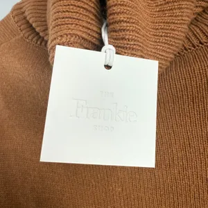The Frankie Shop Wool Cashmere Academia Office Siren Minimalist Turtleneck L Brn thumbnail 3