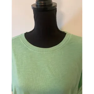 Anthropologie Pilcro Cropped Batwing Puff Sleeve Sweatshirt Top Cropped Panel thumbnail 3