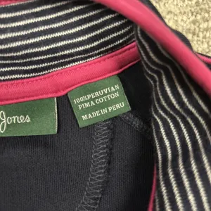 Masters Bobby Jones Top Womens Small 1/4 Zip Golf Pullover Navy Peruvian Cotton thumbnail 4