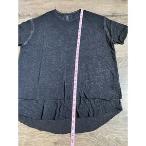 EUC Womens We The‎ Free Short Sleeve Oversized Burnt Out Flowy T-shirt Size XS thumbnail 5
