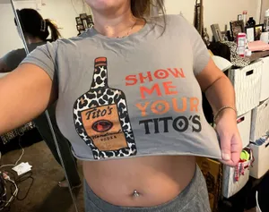 Tito’s Cropped Tee Multi Size L thumbnail 2