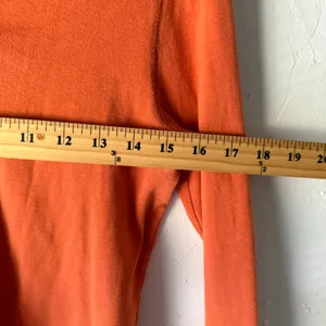 Vintage Abercrombie & Fitch Rust Orange Button Front Cardigan M‎ Y2K 100% Cotton thumbnail 7