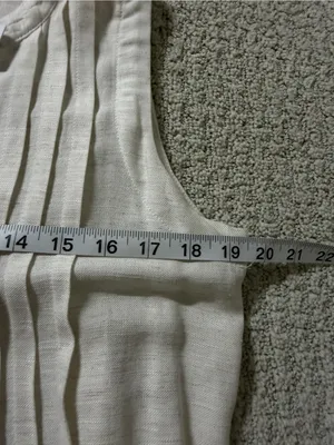 JANE + DELANCEY Floral Tie Waist Midi Dress Linen blend Sz XS thumbnail 7