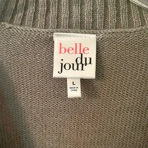 BELLE DU JOUR Green Sweater Vest thumbnail 5