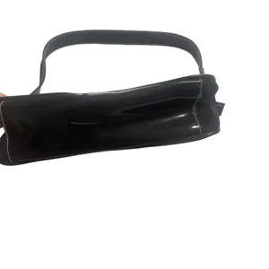Isaac Mizrahi‎ Black Patent Leather Y2k Small Shoulder Bag Purse thumbnail 6