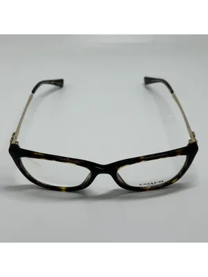 Coach HC6107 Dark Tortoise Cat Eye Eyeglasses Frames with Case thumbnail 3