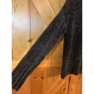 Seven7 Women’s Charcoal Chenille Knit Pullover Sweater Size Medium (5874) thumbnail 2