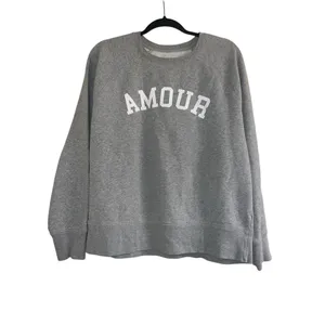 ✨ZADIG & VOLTAIRE Amour Grey Sz Large Sweatshirt✨ thumbnail 4