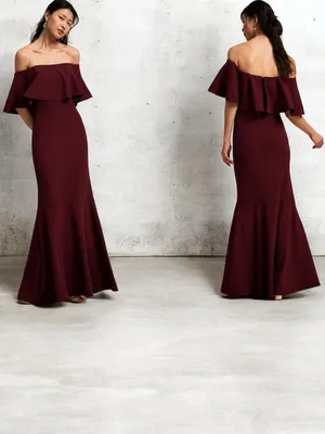 BHLDN Dara Gown Port Wine Size 8 thumbnail 2