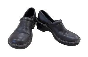 Sonoma Womens Brown Leather Clogs Mules 7.5M SKU 7181 thumbnail 1