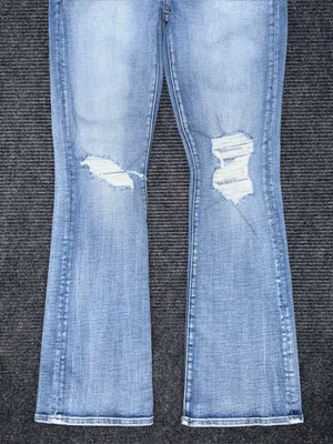 Buckle Black Fit No 93 Bootcut Stretch Jeans Sz 27 x 32 Distressed BBW1957R EUC thumbnail 4