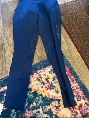 Ariat Performance Riding Tights - Deep Blue thumbnail 3