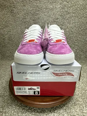 Skechers Arch Fit Legends Vivid Hues Pink Women’s Size 8.5 Podiatric Accepted thumbnail 2