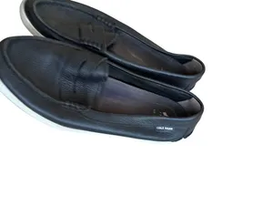 COLE HAAN Women’s Black Leather Slip On Boat Shoes Flats Size 9 thumbnail 4