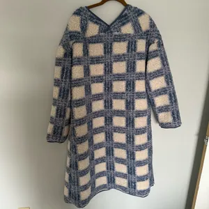 Baltic Born Blue & Cream Plaid Breckenridge Long Sherpa Jacket thumbnail 8