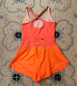 FP Movement by Free People Righteous Runsie in Orange thumbnail 2