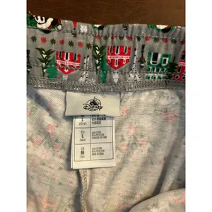 Disney Parks Holiday / Winter theme lounge joggers Mickey Mouse, Size M thumbnail 7