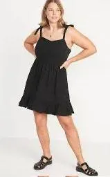 Old Navy Gauze Tie Dress thumbnail 1