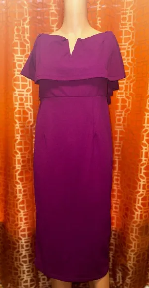 SHEIN women midi dress size medium work dress going out dress thumbnail 1