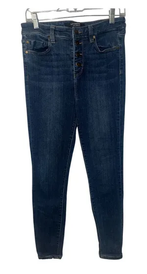 Liverpool Womens Medium Wash High Rise Skinny Ankle Jeans,‎ 10/30 thumbnail 1