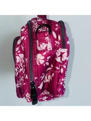 Lug Rider Flourish Berry Travel Bag Cosmetics Luggage BrokenStrap Organizer RFID thumbnail 3