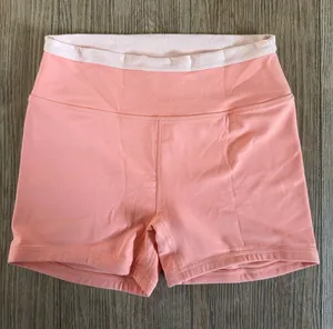 Stori Coral-Peach High-Rise Bike Shorts thumbnail 1