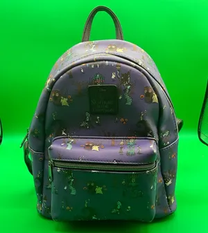 A Very Cool Loungefly Nightmare Before Christmas Purple Backpack thumbnail 1