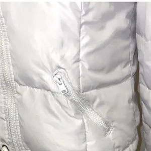 Hollister Down & Feather Fill Puffer Hooded Jacket Size Large thumbnail 7