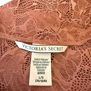 Victoria's Secret Floral Sheer Lace Chemise Slip Lingerie Pajama Nighty Large thumbnail 4