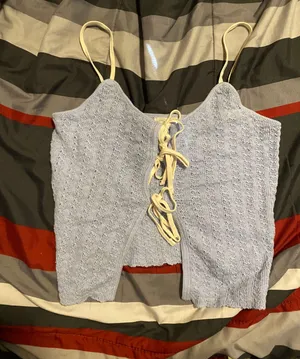 Urban Outfitters Tie Bow Top thumbnail 1