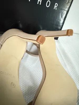 Metaphor Nude Patent Ankle Strap 4 inch Heels thumbnail 3