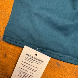 Leggings‎ Park Women's Teal Racerback Sports Bra Top Activewear XL thumbnail 2
