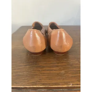 Vintage 90’s Women’s G Wiz Woven Leather Loafers Size 8.5 Old Money Brown Flats thumbnail 4