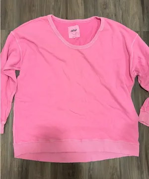 Aerie Pink Crewneck Oversized thumbnail 1