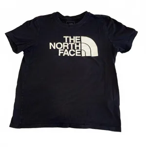 The North Face Woman’s Medium Black Logo Graphic T-Shirt Summer Tee Ladies Med thumbnail 1