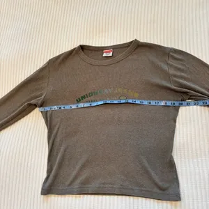 Unionbay Y2K Vintage 90's Long Sleeve Baby Tee Made in USA Cotton Blend Size L thumbnail 6