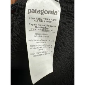 Patagonia Synchilla Snap-T Black Fleece Pullover Womens Sz‎ S thumbnail 7