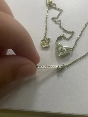 Kendra Scott Gold Heart Necklace thumbnail 3