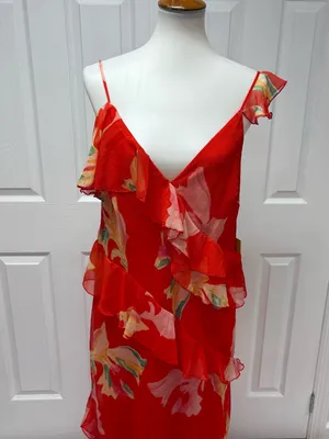 Future Collective‎ Ruffle Ankle Length Dress - Size L - NEW With Tag in Bag. thumbnail 15