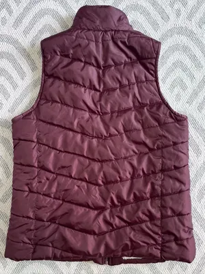 INDIGO SAINTS Women’s Plum Purple Puffer Vest Small thumbnail 5