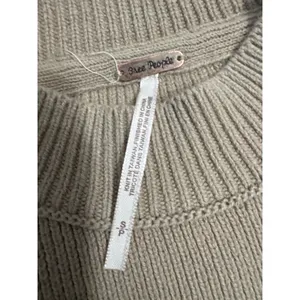 Free People Easy Street Tunic Sweater Womens‎ Small Oversized Colorblock Mustard thumbnail 3